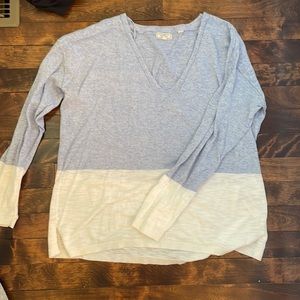 FatFace blue and white sweater